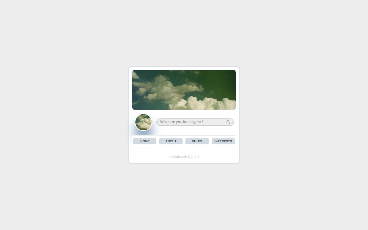 Carrd profile picture for @agents